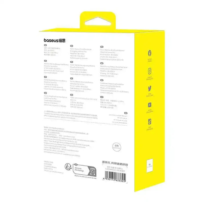 Baseus Sharp Tool Safety Hammer (Window-breaking + Safety belt cutting) Black - Other<<<Car