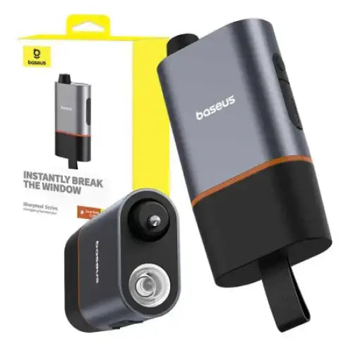 Baseus Sharp Tool Safety Hammer (Window-breaking + Safety belt cutting) Black - Other<<<Car