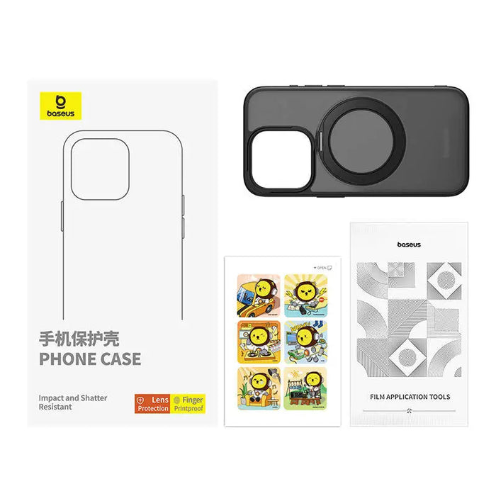 Baseus SkyRing 360° Case with stand for iP 13/14 (black) - Protective cases for smartphones<<<Cases<<<GSM