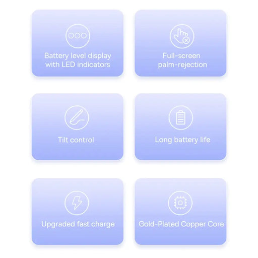 Baseus Smooth Writing 2 Stylus Pen with LED Indicators (white) - Cell phone stylus pen<<<HurtelXML&&&Tablet