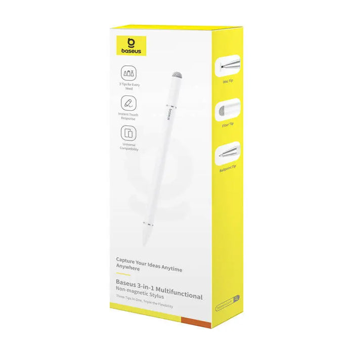 Baseus Smooth Writing III stylus Non-magnetic version (white) - Tablet styluses<<<GSM Accessories<<<InnproXML&&&Cell