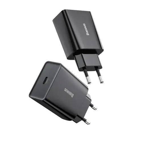 Baseus Speed Mini Quick Charger USB-C PD 3A 20W (black) - Travel Charger<<<Accessories<<<Основна<<<DunaXML&&&mains