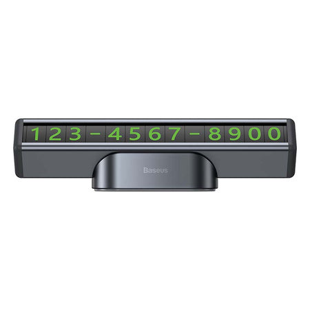 Baseus Square Bar Temporary Parking Number Plate (Black) - Other<<<Car accessories<<<InnproXML