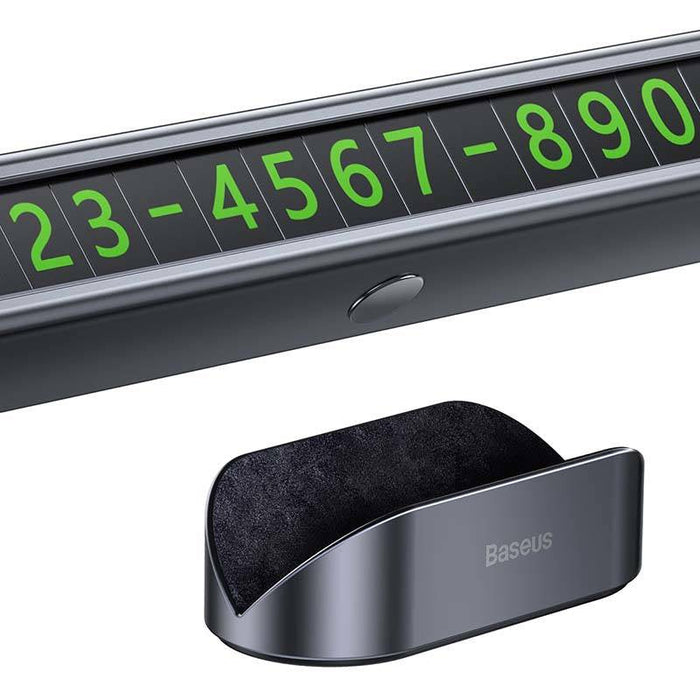 Baseus Square Bar Temporary Parking Number Plate (Black) - Other<<<Car accessories<<<InnproXML
