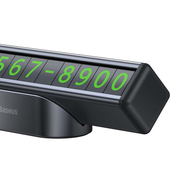 Baseus Square Bar Temporary Parking Number Plate (Black) - Other<<<Car accessories<<<InnproXML