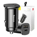 Baseus Square Car Charger PPS QC4.0 / PD3.0 5A 30W (black) - Car chargers<<<Chargers<<<GSM