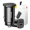 Baseus Square Car Charger PPS QC4.0 / PD3.0 5A 30W (black) - Car chargers<<<Chargers<<<GSM