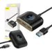 Baseus Square Round USB Adapter HUB USB 3.0 to 1x USB 3.0 + 3x USB 2.0.1m (Black) - Hubs<<<IT