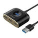 Baseus Square Round USB Adapter HUB USB 3.0 to 1x USB 3.0 + 3x USB 2.0.1m (Black) - Hubs<<<IT