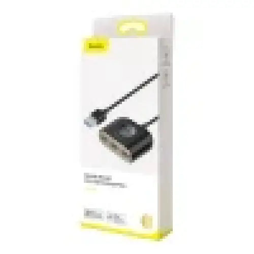 Baseus Square Round USB Adapter HUB USB 3.0 to 1x USB 3.0 + 3x USB 2.0.1m (Black) - Hubs<<<IT