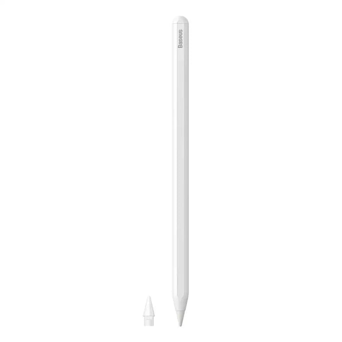 Baseus stylus with wireless charging for iPad white + replaceable tip - iPad