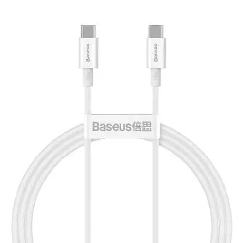 Baseus Superior Series Cable USB-C to USB-C 100W 1m (white) - USB-C to USB-C<<<USB cables<<<GSM Accessories<<<InnproXML