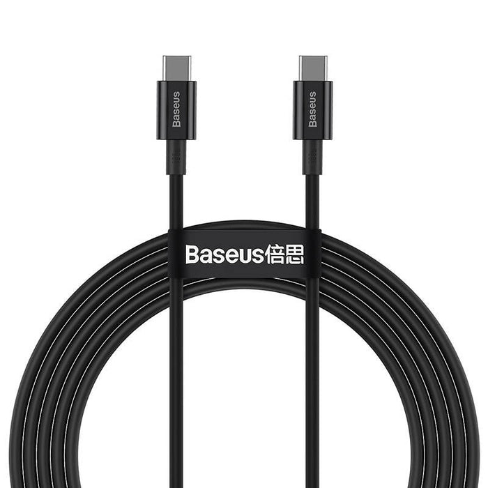 Baseus Superior Series Cable USB-C to USB-C 100W 2m (black) - USB-C to USB-C<<<USB cables<<<GSM