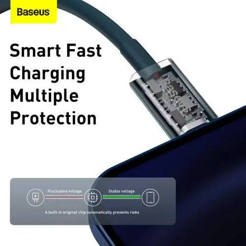 Baseus Superior Series Cable USB-C to iP 20W PD 1m (blue) - Lightning cable<<<Accessories<<<Основна<<<DunaXML&&&USB-C