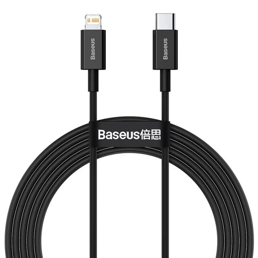 Baseus Superior Series Cable USB-C to iP 20W PD 2m (black) - USB-C to Lightning<<<USB cables<<<GSM
