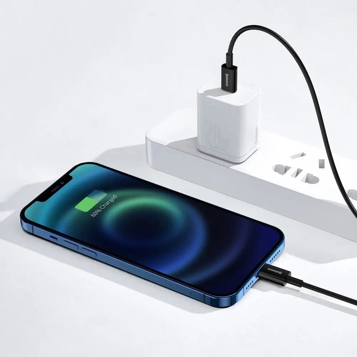 Baseus Superior Series Cable USB-C to iP 20W PD 2m (black) - USB-C to Lightning<<<USB cables<<<GSM