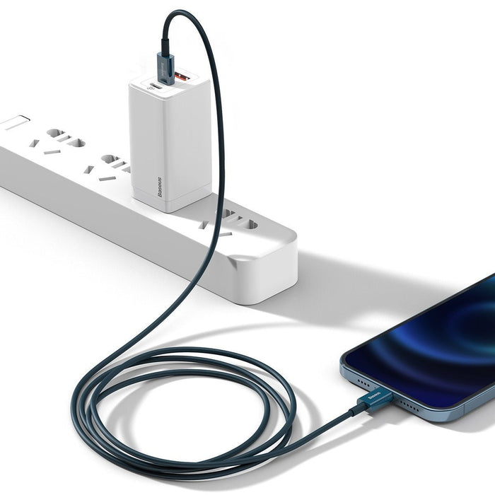 Baseus Superior Series Cable USB-C to iP 20W PD 2m (blue) - USB-C to Lightning<<<USB cables<<<GSM