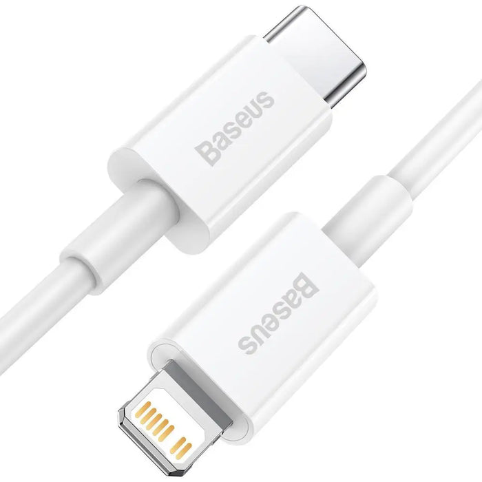 Baseus Superior Series Cable USB-C to Lightning 20W PD 1,5m (white) - USB-C to Lightning<<<USB cables<<<GSM