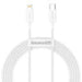 Baseus Superior Series Cable USB-C to Lightning 20W PD 2m (white) - USB-C to Lightning<<<USB cables<<<GSM