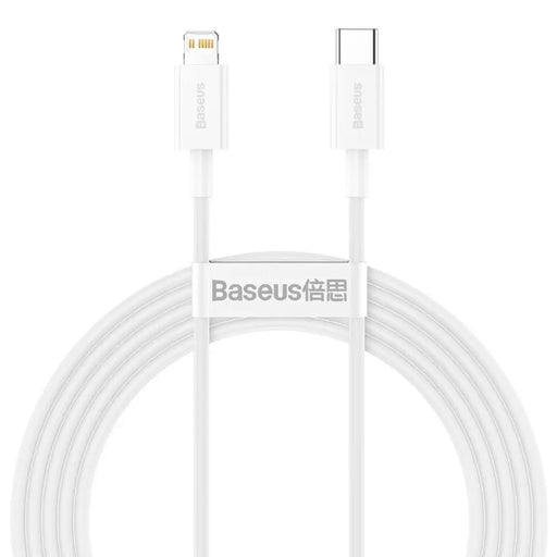 Baseus Superior Series Cable USB-C to Lightning 20W PD 2m (white) - USB-C to Lightning<<<USB cables<<<GSM