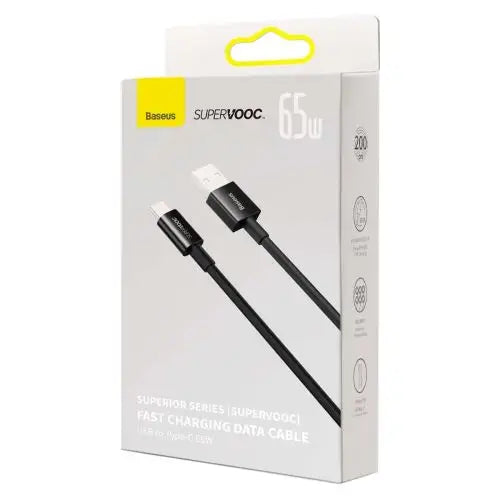 Baseus Superior Series Cable USB to USB-C 65W PD 2m (black) - Type-C cable<<<Accessories<<<Основна<<<DunaXML&&&USB