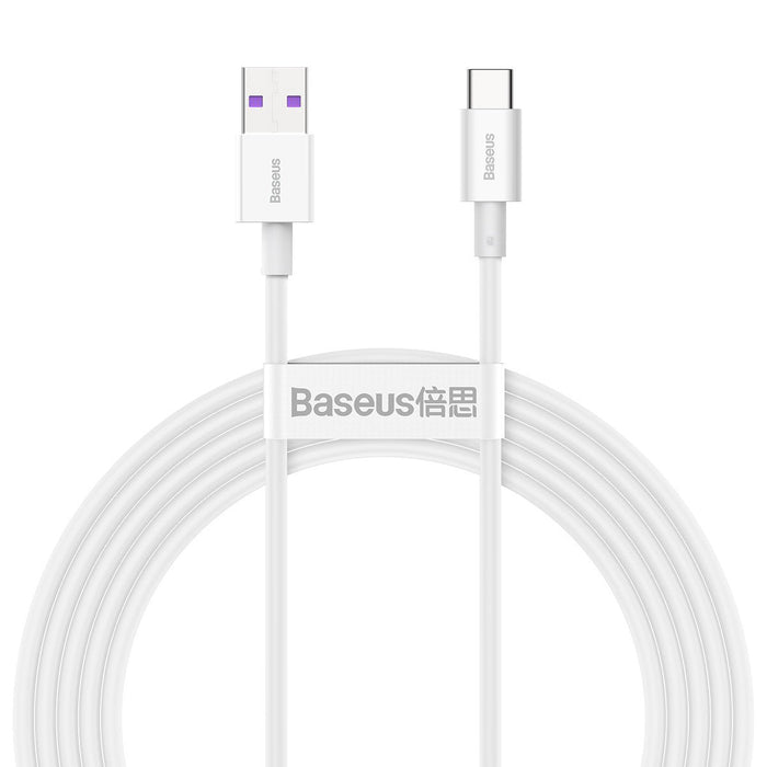 Baseus Superior Series Cable USB to USB-C 66W 2m (white) - USB to USB-C<<<USB cables<<<GSM