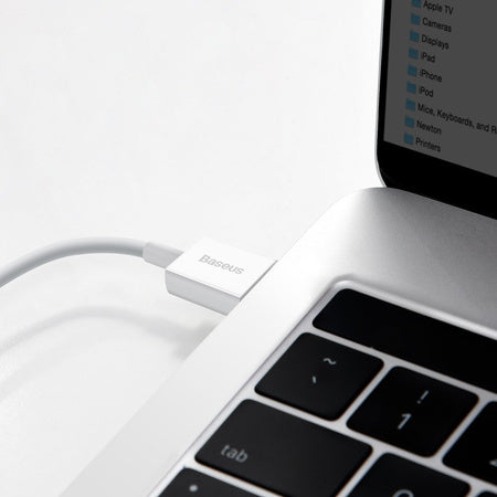 Baseus Superior Series Cable USB to USB-C 66W 2m (white) - USB to USB-C<<<USB cables<<<GSM