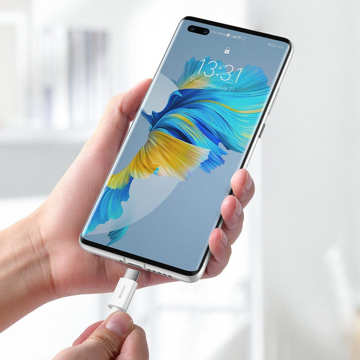 Baseus Superior Series Cable USB to USB-C 66W 2m (white) - USB to USB-C<<<USB cables<<<GSM