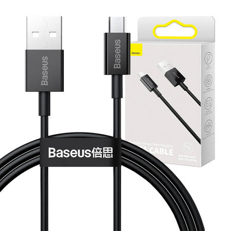 Baseus Superior Series Cable USB to micro USB 2A 1m (black) - USB to Micro USB<<<USB cables<<<GSM