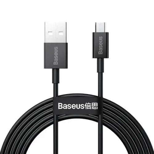 Baseus Superior Series Cable USB to micro USB 2A 2m (black) - USB to Micro USB<<<USB cables<<<GSM