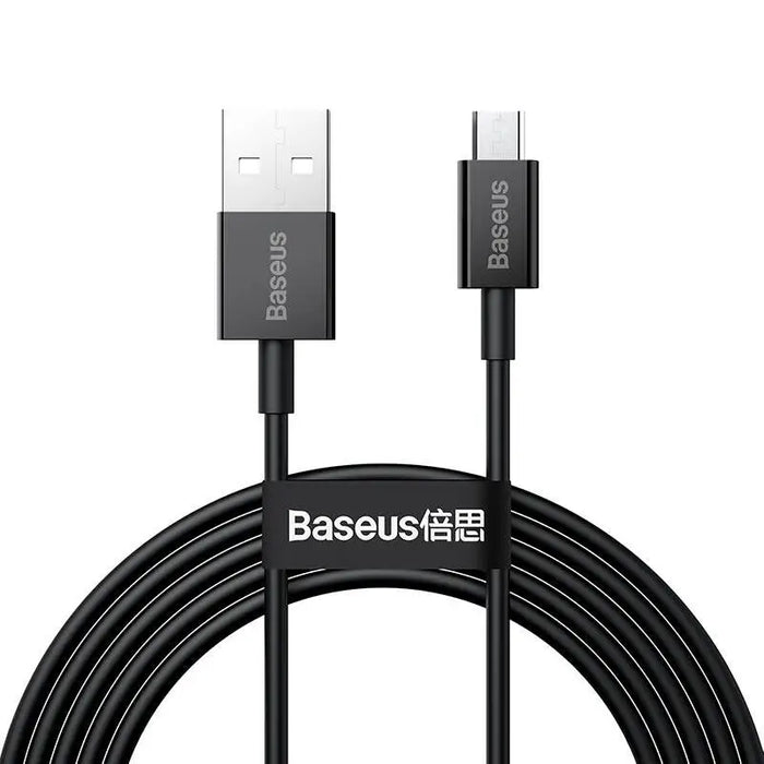 Baseus Superior Series Cable USB to micro USB 2A 2m (black) - USB to Micro USB<<<USB cables<<<GSM
