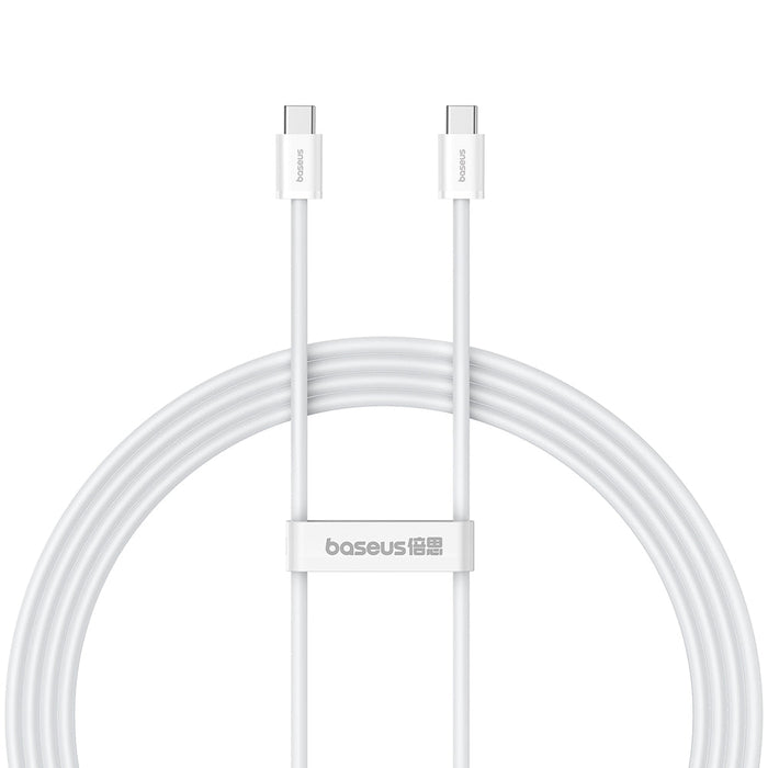 Baseus Superior Series ll USB-C - USB-C 30W 480Mb/s 2m cable - white - Cell phone cables<<<HurtelXML&&&USB