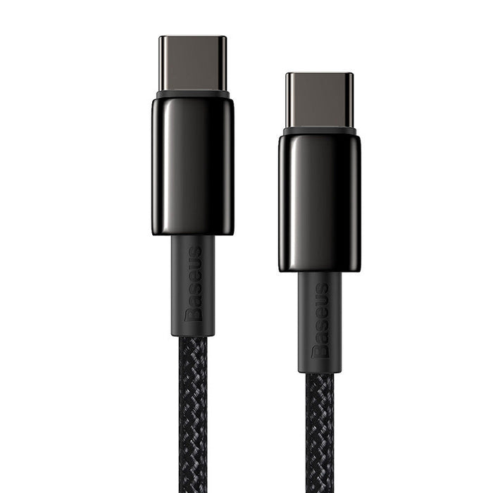 Baseus Tungsten Gold Cable Type-C to Type-C 100W 1m (black) - USB-C to USB-C<<<USB cables<<<GSM