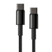Baseus Tungsten Gold Cable Type-C to Type-C 100W 1m (black) - USB-C to USB-C<<<USB cables<<<GSM
