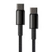 Baseus Tungsten Gold Cable Type-C to Type-C 100W 1m (black) - USB-C to USB-C<<<USB cables<<<GSM