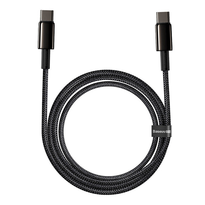 Baseus Tungsten Gold Cable Type-C to Type-C 100W 1m (black) - USB-C to USB-C<<<USB cables<<<GSM