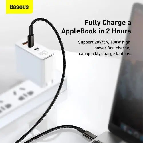 Baseus Tungsten Gold Cable Type-C to Type-C 100W 2m (black) - Type-C cable<<<Accessories<<<Основна<<<DunaXML&&&Cell