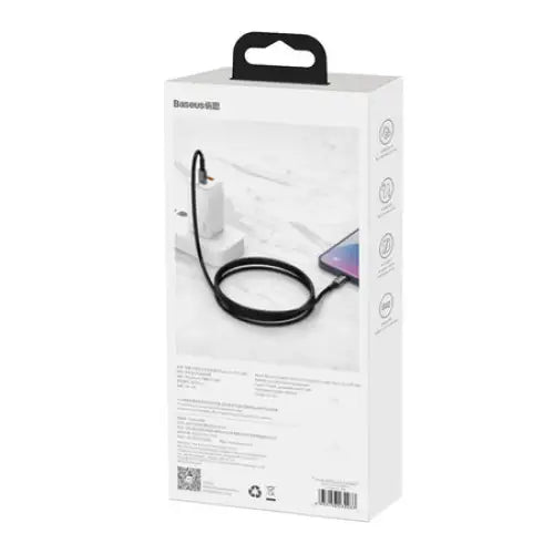Baseus Tungsten Gold Cable Type-C to iP PD 20W 1m (black) - USB-C to Lightning<<<USB cables<<<GSM