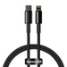 Baseus Tungsten Gold Cable Type-C to iP PD 20W 1m (black) - USB-C to Lightning<<<USB cables<<<GSM