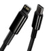Baseus Tungsten Gold Cable Type-C to iP PD 20W 1m (black) - USB-C to Lightning<<<USB cables<<<GSM