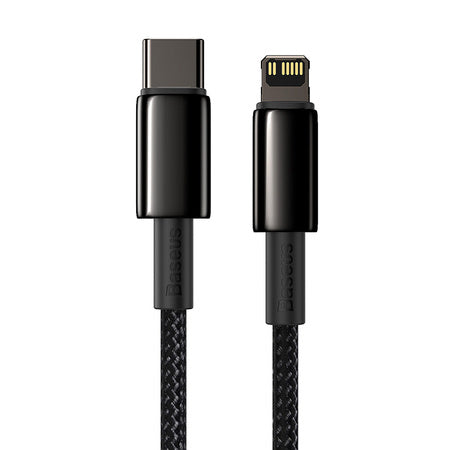 Baseus Tungsten Gold Cable Type-C to iP PD 20W 2m (black) - USB-C to Lightning<<<USB cables<<<GSM