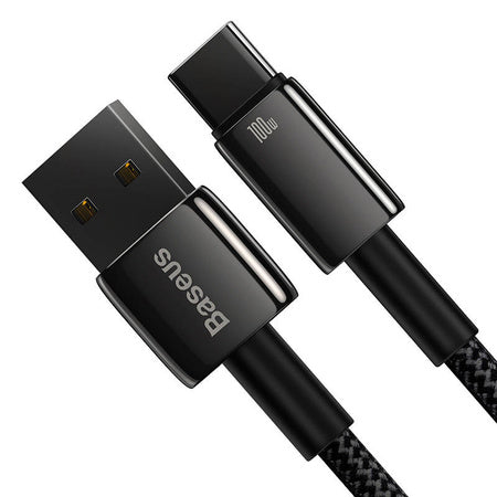 Baseus Tungsten Gold Cable USB to USB-C 100W 1m (black) - USB cables<<<Cables<<<IT Accessories<<<InnproXML&&&Cell phone