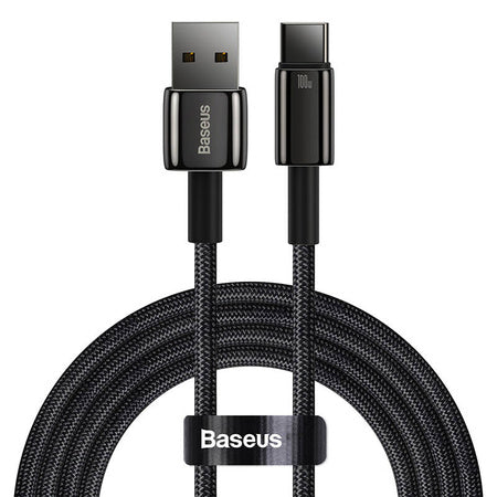 Baseus Tungsten Gold Cable USB to USB-C 100W 1m (black) - USB cables<<<Cables<<<IT Accessories<<<InnproXML&&&Cell phone