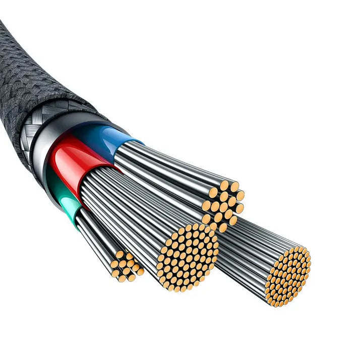 Baseus Unbreakable USB A to iP cable 2 m 5V-2.4A Black - USB cablesAKG-KAB<<<GSM accessoriesAKG<<<ActionPL