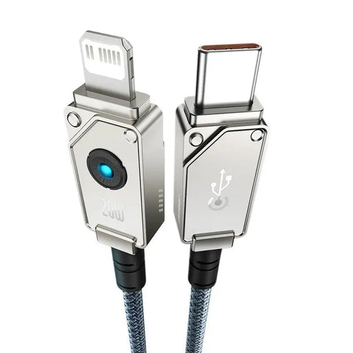 Baseus Unbreakable USB C to iP cable 2 m 20 W Black - USB cablesAKG-KAB<<<GSM accessoriesAKG<<<ActionPL