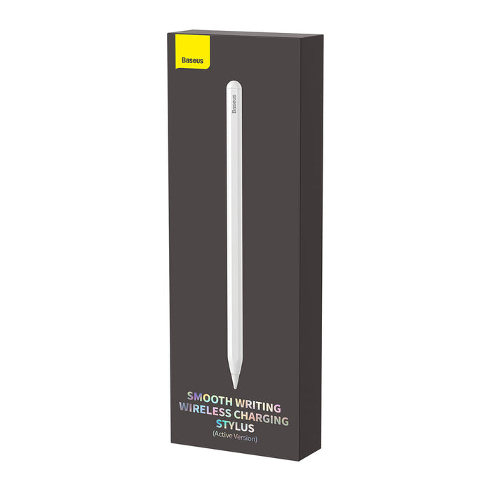 Baseus wireless active stylus + replaceable tip white (SXBC020002) - Cell phone stylus pen<<<HurtelXML&&&iPad