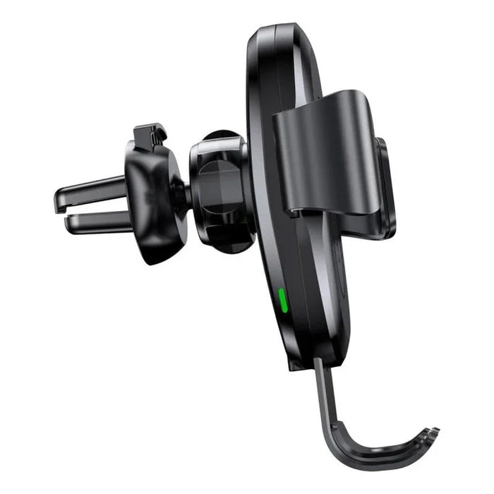 Baseus Wireless Charger Gravity Ventilation Car Holder + Qi Wireless Charger black (WXYL-01) - Cell phone