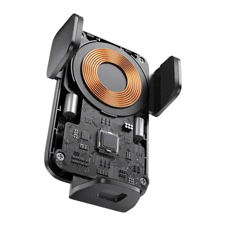 Baseus Wisdom Wireless Charging Air vent Electric Car Phone Holder (black) - Phone holders<<<Car