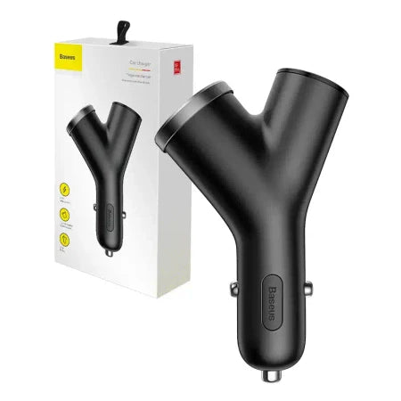 Baseus Y Type Car Charger 2xUSB 3,4A 40W (black) - Car chargers<<<Chargers<<<GSM Accessories<<<InnproXML&&&Cell phone