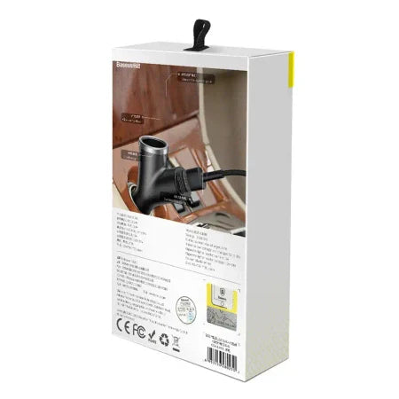 Baseus Y Type Car Charger 2xUSB 3,4A 40W (black) - Car chargers<<<Chargers<<<GSM Accessories<<<InnproXML&&&Cell phone